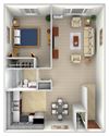 1 Bed- Renovated